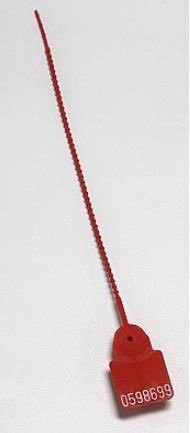 Capsa Solutions Tamper Evident Seal Numbered Red - Pack of 1 - 2419-PK
