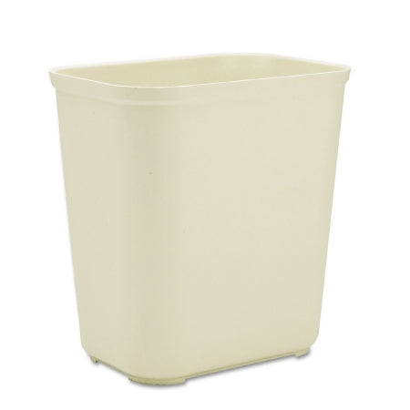 Lagasse Fire-Resistant Trash Can Rubbermaid® 7 gal. Rectangular Beige Fiberglass Open Top - Each - RCP254300BG-EA