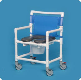 IPU Commode / Shower Chair ipu® Mesh Backrest 400 lbs. Weight Capacity - Each - VL OF9250 OS B-EA