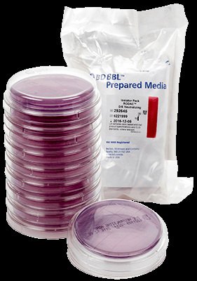 BD Prepared Media BD BBL™ Trypticase™ Soy Agar with Lecithin and Polysorbate 80 Light Beige Mono-Plate Format - Pack of 100 - 292649-PK