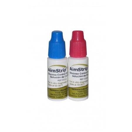 Germaine Laboratories Inc Blood Glucose Control Solution AimStrip® 2 X 2 mL - Box of 1 - 37312-BX
