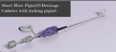 Uresil LLC Drainage Catheter Short Mini-Pigtail® - Each - KDL2-1017HB-EA