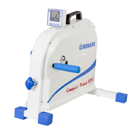 Patterson Medical Supply Portable Ergometer Monark Compact Rehab 871E 18 X 21 X 24 Inch White / Blue - Each - 554486-EA
