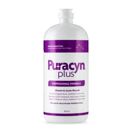 Innovacyn Wound Cleanser Puracyn® Plus 32 oz. Flip Top Bottle NonSterile Antimicrobial - Case of 6 - 6518-CS