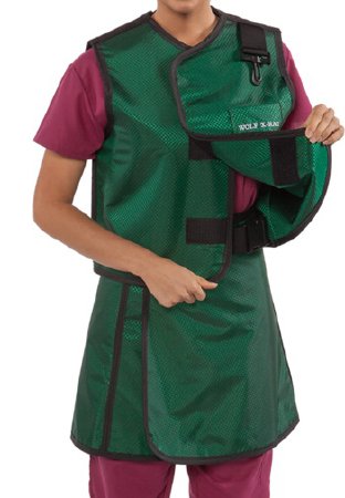 Wolf X-Ray X-Ray Apron / Vest Black Wraparound Style - Each - 66078TB-25-EA