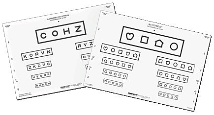 Good-Lite Preschool Eye Test Chart Lea Symbols® 10 Foot Distance Acuity Test - Each - 255200-EA