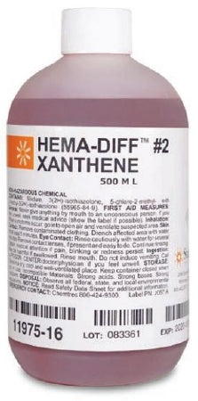 StatLab Medical Products Xanthene Solution Hema-Diff™ No. 2 16 oz. - Each - 11975-16-EA