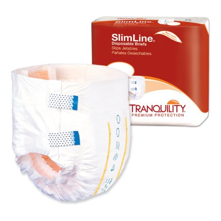 Principle Business Enterprises Unisex Adult Incontinence Brief Tranquility® Slimline® Large Disposable Heavy Absorbency - Case of 96 - 2132-CS