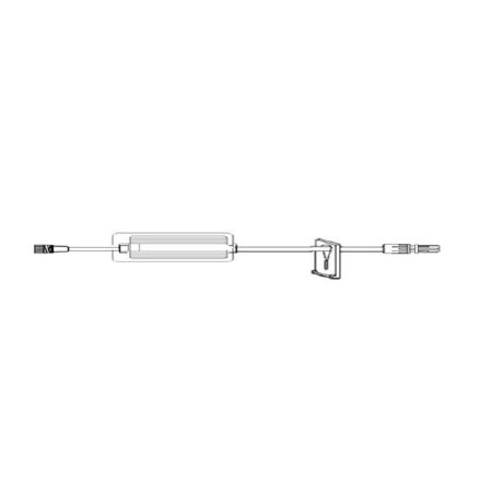 Intuvie LLC Syringe Pump Extension Set Zyno 10 Inch Tubing With Filter Sterile - Case of 50 - FE01-CS