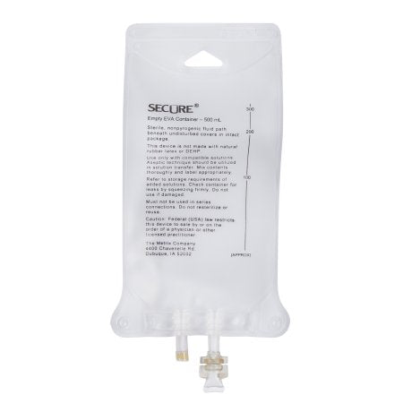 Advanced Medical Systems EVA Compounder Bag Secure™ 500 mL - Case of 50 - 66050-CS