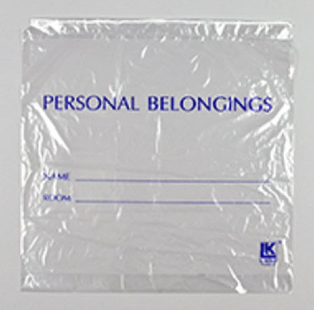 Elkay Plastics Patient Belongings Bag Elkay® Plastics 20 X 20 Inch LDPE Drawstring Closure Clear - Box of 25 - PB20203DSC-BX