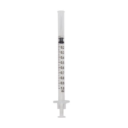 McKesson Standard Allergy Tray McKesson 1 mL 1/2 Inch 27 Gauge NonSafety Regular Wall - Case of 1000 - 16-SNALL1C27-CS