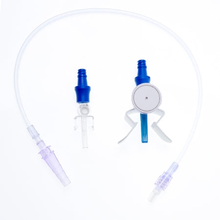 ICU Medical IV Extension Set 16 Inch Tubing - Case of 50 - CH3945-CS