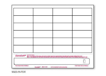 Precision Dynamics Identification Wristband with Extender DuraSoft® Laser Print Adhesive Closure Without Legend - Case of 1000 - 9503-11-PDR-CS