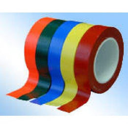 Precision Dynamics Blank Instrument Tape Colored Identification Tape Red Paper 1/4 X 300 Inch - Roll of 1 - NPT1703-RL