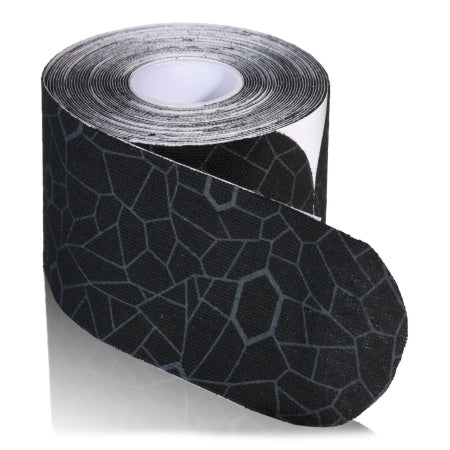 Performance Health Kinesiology Tape Theraband™ Black / Gray 2 X 10 Inch Cotton / Spandex NonSterile - Case of 480 - 12750-CS