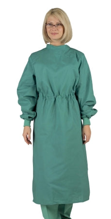 Medline Surgical Gown with Towel Large Jade Green Sterile Reusable - Each - 606MJSL-EA