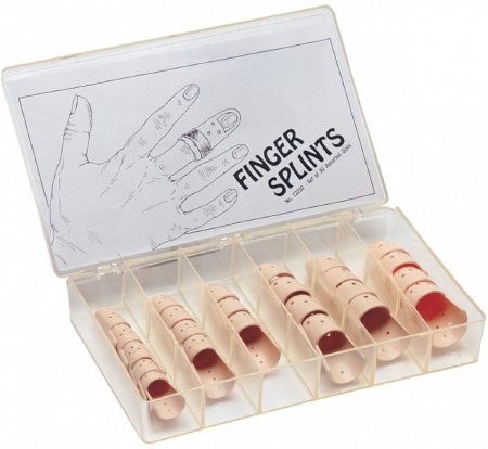 DJO Finger Splint Kit Stax® Assorted Sizes Left or Right Hand Beige - KT/1 - 79-72250-KT