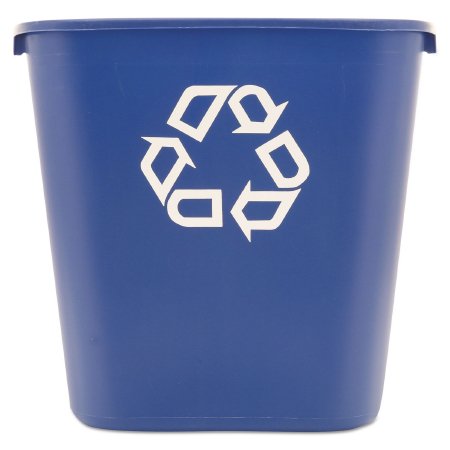 Lagasse Recycling Container Rubbermaid® 28-1/8 Quart Rectangular Blue Plastic Open Top - Each - RCP295673BE-EA