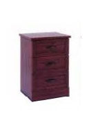Graham-Field Bedside Chest Hamilton Collection Empire Mahogany 18 X 21 X 30 Inch 3 Drawers - Each - A31-28-EA