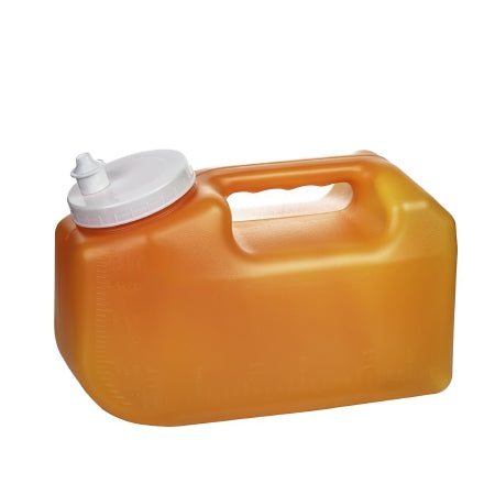 Simport Scientific 24 Hour Urine Specimen Collection Container Urisafe® 4-1/2 X 6-1/4 X 9-5/8 Inch 3,000 mL (101 oz.) Screw Cap Unprinted NonSterile - Each - B350-EA