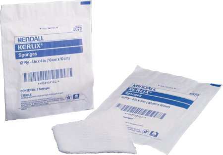 Cardinal Fluff Dressing Kerlix™ 4 X 4 Inch 100 per Pack NonSterile 12-Ply Square - Case of 2000 - 4032-CS
