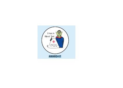 Shamrock Scientific 150 per Unit The Count Sticker - Roll of 1 - AWARD-17-RL