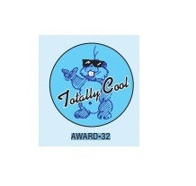 Shamrock Scientific Shamrock® 150 per Unit Totally Cool Sticker - Roll of 1 - AWARD-32-RL