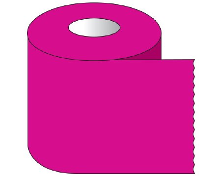 Shamrock Scientific Blank Label Tape Shamrock Multipurpose Label Magenta Tape 1 X 500 Inch - Roll of 1 - ST-10-20-RL