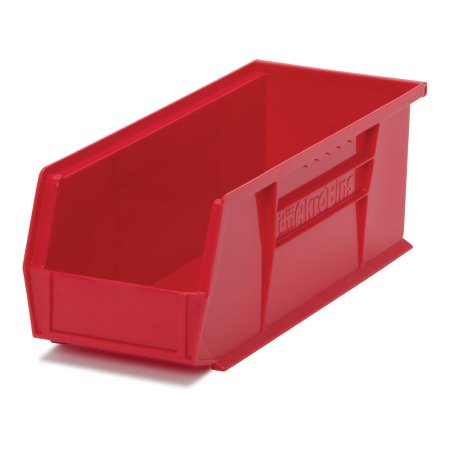 Market Lab Inc Storage Bin Red Polymer 5 X 5-1/2 X 14-3/4 Inch - Each - 6035-RD-EA