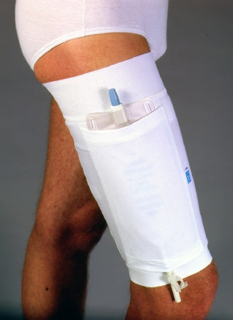 Urocare Products Leg Bag Holder Urocare® Medium, Upper Thigh: 22.75 Inch Diameter, Lower Thigh: 18.75 Inch Diameter, Can hold up to a 26 fl. oz. leg bag, Non-Sterile - Each - 6383-EA