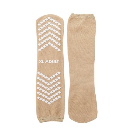 McKesson Slipper Socks McKesson X-Large Tan Above the Ankle - Pair - 16-SCE2-PR