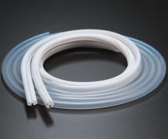 Cardinal Channel Drain Tube Jackson-Pratt® Silicone Hubless Style 19 Fr. Size - Case of 80 - JP-2191-CS