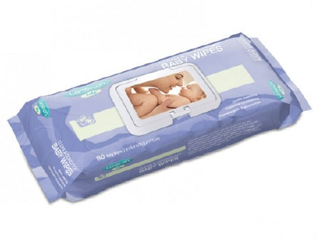 Lansinoh Lab Baby Wipe Clean and Condition™ Soft Pack Water / Paraffinum Liquidum / Propylene Glycol Scented 80 Count - Pack of 80 - 04467720540-PK