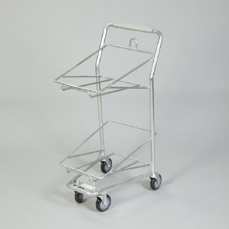 Health Care Logistics Tote Basket Cart 19 X 25 X 38 Inch, 10 X 13-1/4 X 19-1/4 Inch Tote Basket - Each - 14052-EA