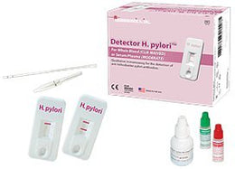 Immunostics H. Pylori Test Kit Detector H. pylori™ H. Pylori 10 Tests CLIA Waived Sample Dependent - KT/10 - IHP-10-KT