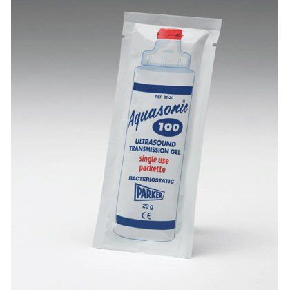 GE Healthcare Ultrasound Gel Aquasonic® Transmission 25 Gram Pouch - Case of 48 - E8365BJ-CS