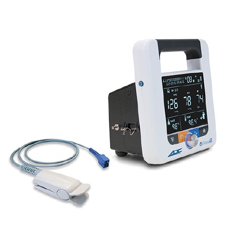 American Diagnostic Corp Blood Pressure Monitoring Unit with SpO2 Adview™ Mobile / Wall Mount AC Power / Battery Operated - Each - 9005BPS-EA