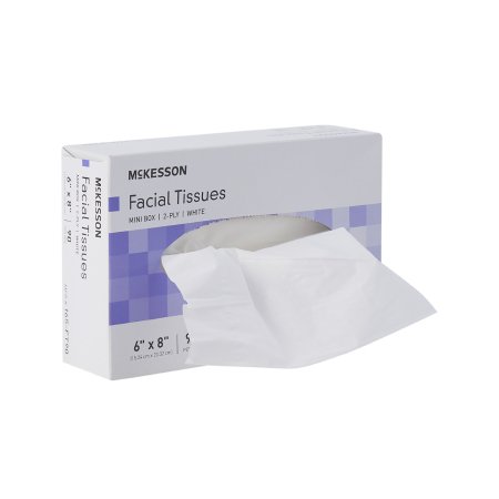 McKesson McKesson Facial Tissue White 6 X 8 Inch 90 Count - Case of 6480 - 165-FT90-CS