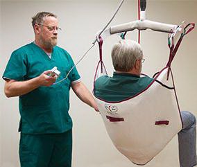 Ez Way Inc Disposable Sling With Head Support X-Large 250 to 450 lbs. Weight Capacity - Each - SPSHD400-EA