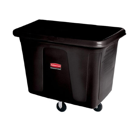 RJ Schinner Co Utility Truck Rubbermaid® 3 Casters 300 lbs. Without Handle HDPE - Each - FG460800BLA-EA