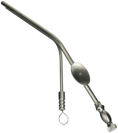 Integra Lifesciences Suction Tube Handle Miltex® William House Style 8 x 12 Fr. Thumb Plate Vent - Each - 19-558-EA