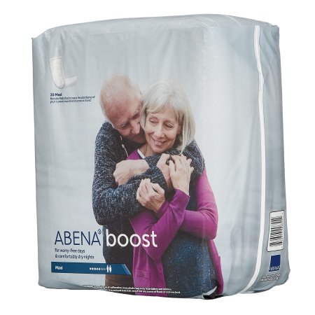 Abena North America Booster Pad Abena™ Boost 6-1/4 X 24 Inch Moderate Absorbency Fluff / Polymer Core One Size Fits Most - Case of 120 - 1000017213-CS