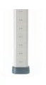 Intermetro Industries Mobile Post For MetroMax i ® Polymer Shelving - Each - MX63UP-EA