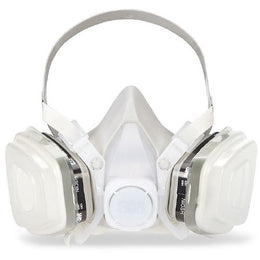 Uline 3M™ Reusable Respirator Industrial N95 Half Face Adjustable Head Strap Small Gray / White - Each - H-3389-EA