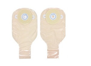 Nu-Hope Laboratories Ostomy Pouch Nu-Flex™ One-Piece System 11 Inch Length Drainable Deep Convex, Pre-Cut - Box of 10 - 7808-DC-BX