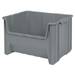 Akro-Mils Stackable Storage Bin Stak-N-Store Gray Plastic 12-1/2 X 16-1/2 X 17-1/2 Inch - CT/2 - 13018GREY-CT