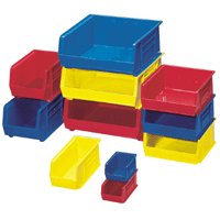 Akro-Mils Storage Bin AkroBins® Red Plastic 7 X 14-3/4 X 16-1/2 Inch - CT/6 - 30250RED-CT