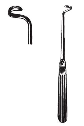 BR Surgical Ligature Carrier Braided Surgical 9.75 Inch Length Nelson Blunt Right Type Reusable - Each - BR26-13524-EA