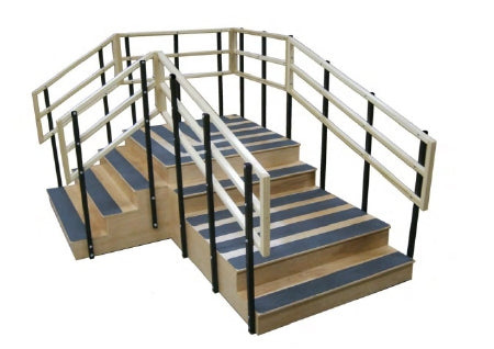 Bailey Training Staircase Bailey 48 X 48 & 36 X 48 Natural / White - Each - 4535-EA